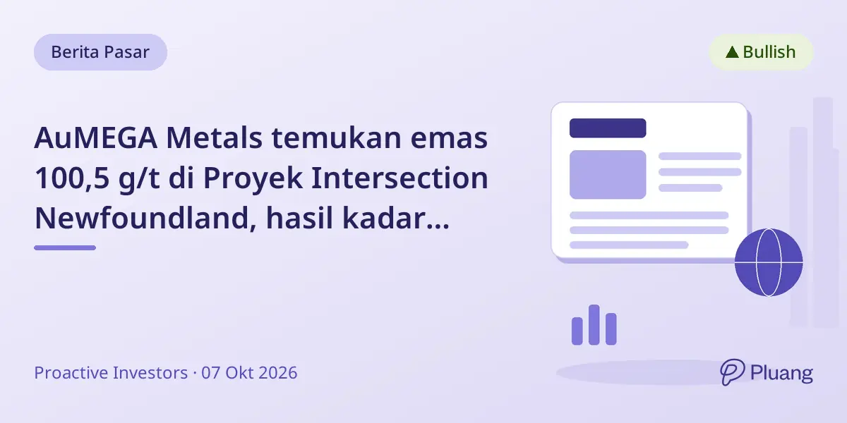 AuMEGA Metals temukan emas 100,5 g/t di Proyek Intersection Newfoundland, hasil kadar tinggi.
