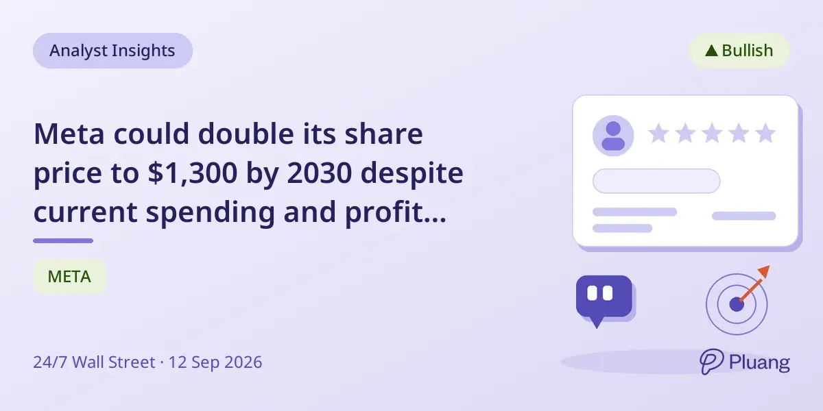 Meta could double its share price to $1,300 by 2030 despite current spending and profit pressures.