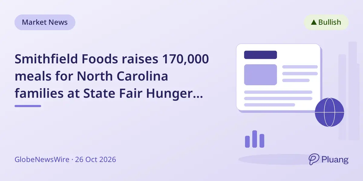 Smithfield Foods raises 170,000 meals for North Carolina families at State Fair Hunger Relief Day