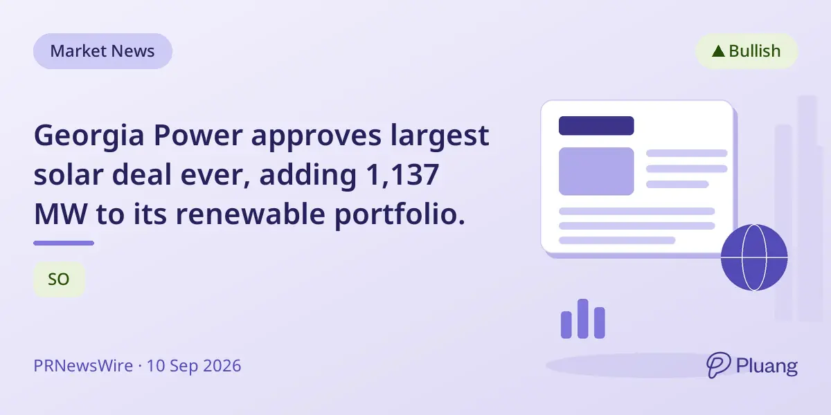 Georgia Power approves largest solar deal ever, adding 1,137 MW to its renewable portfolio.