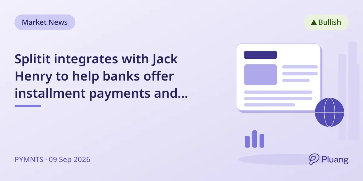 Splitit integrates with Jack Henry to help banks offer installment payments and compete with BNPL apps