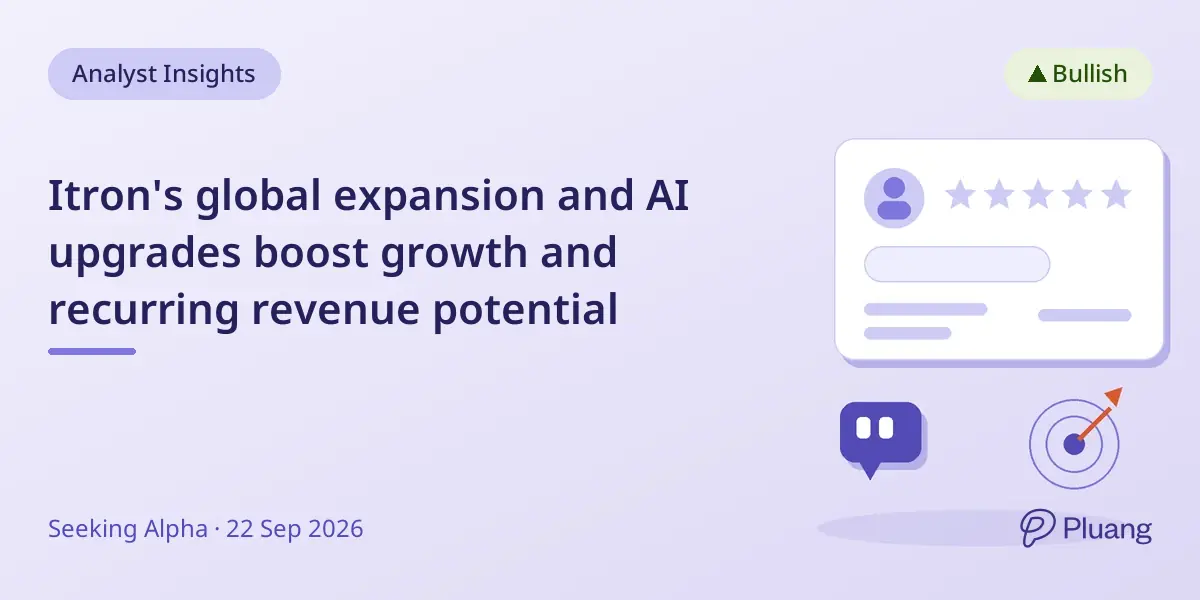 Itron's global expansion and AI upgrades boost growth and recurring revenue potential