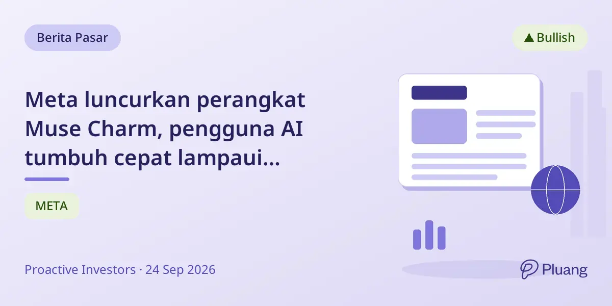 Meta luncurkan perangkat Muse Charm, pengguna AI tumbuh cepat lampaui ChatGPT.