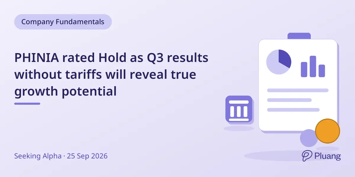 PHINIA rated Hold as Q3 results without tariffs will reveal true growth potential