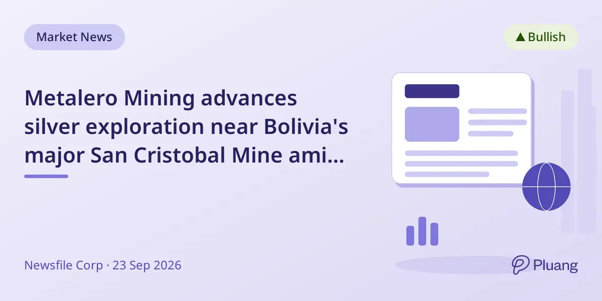 Metalero Mining advances silver exploration near Bolivia's major San Cristobal Mine amid rising silver demand.