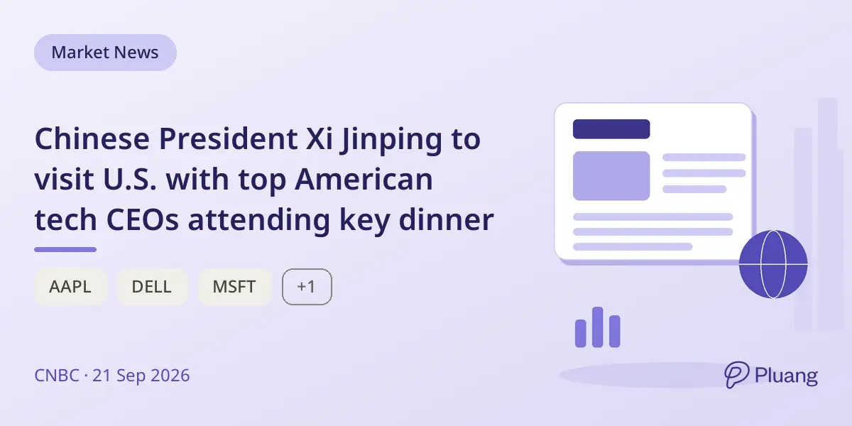 Chinese President Xi Jinping to visit U.S. with top American tech CEOs attending key dinner