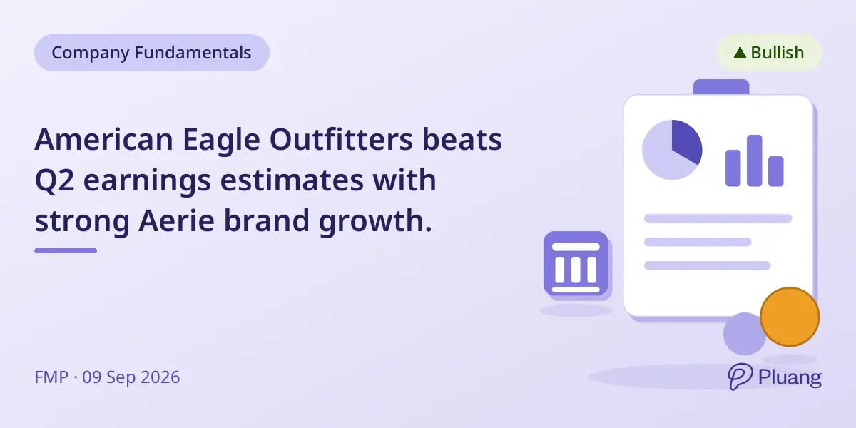 American Eagle Outfitters beats Q2 earnings estimates with strong Aerie brand growth.