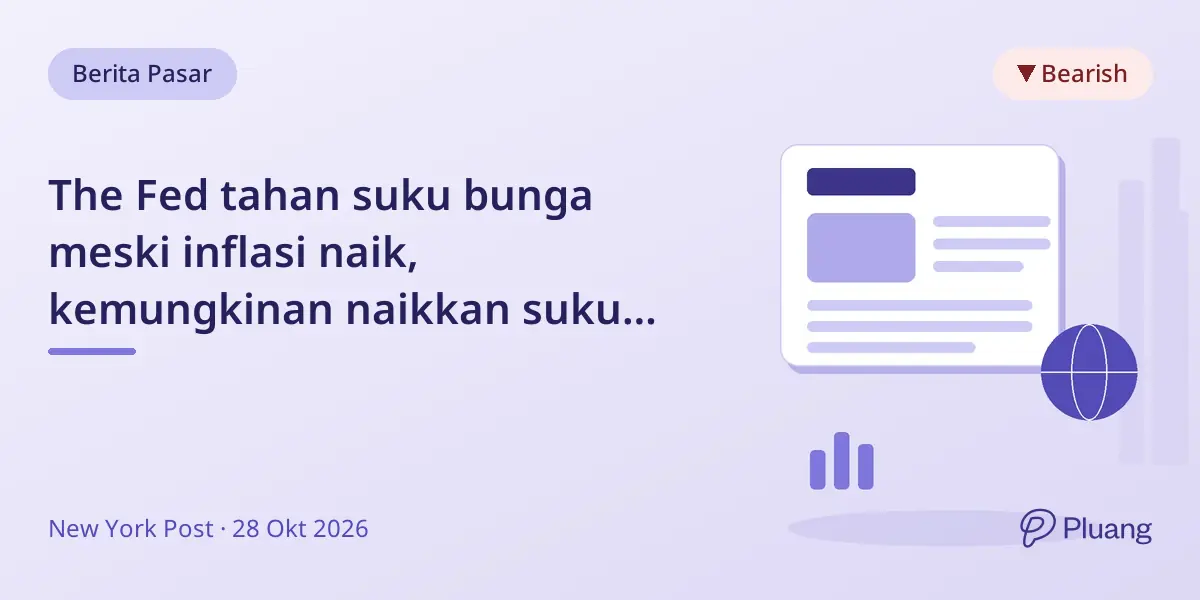 The Fed tahan suku bunga meski inflasi naik, kemungkinan naikkan suku bunga Desember