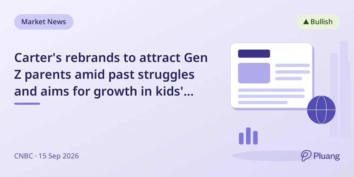 Carter's rebrands to attract Gen Z parents amid past struggles and aims for growth in kids' clothing market.