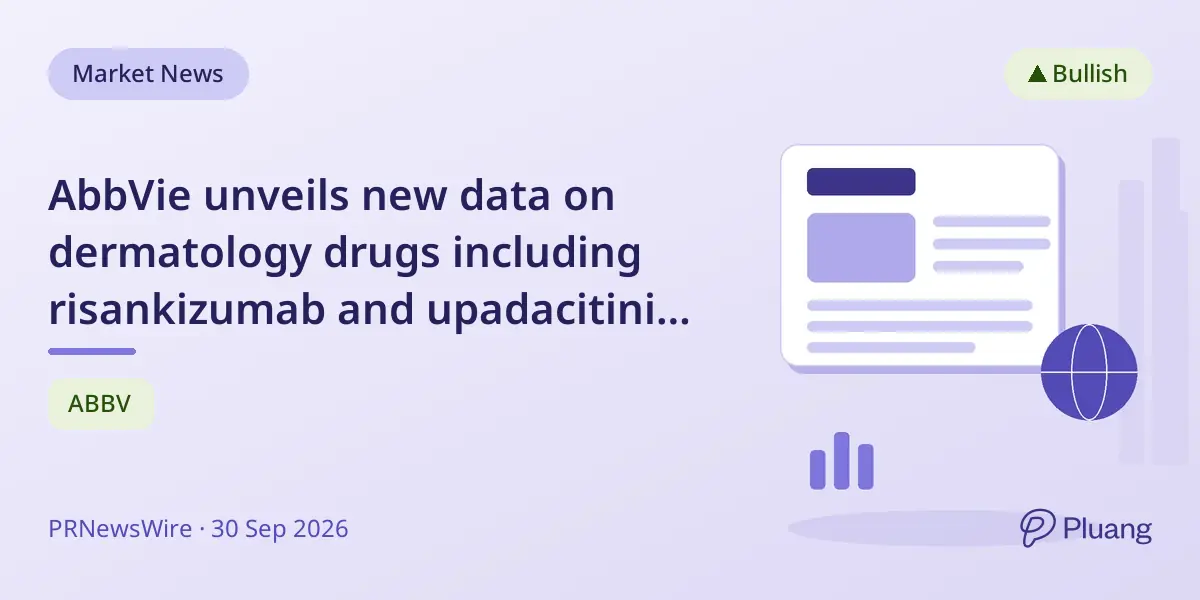 AbbVie unveils new data on dermatology drugs including risankizumab and upadacitinib at EADV 2026.