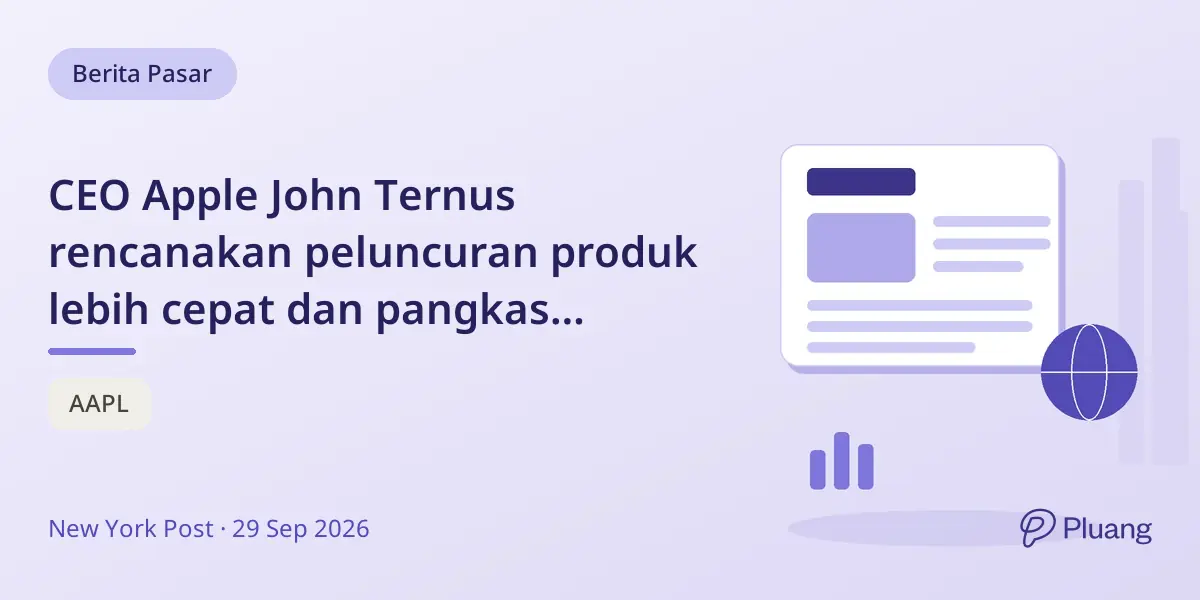 CEO Apple John Ternus rencanakan peluncuran produk lebih cepat dan pangkas manajemen menengah untuk dorong inovasi.