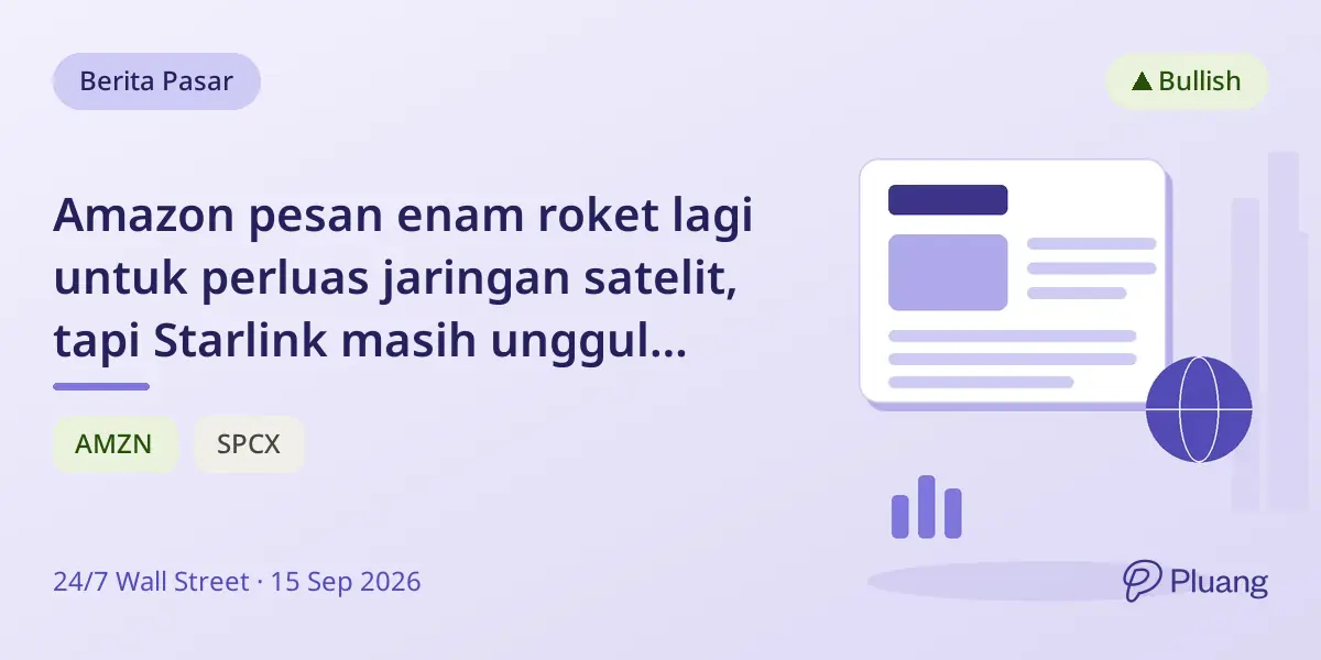 Amazon pesan enam roket lagi untuk perluas jaringan satelit, tapi Starlink masih unggul dalam jangkauan dan pelanggan.