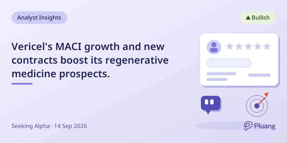 Vericel's MACI growth and new contracts boost its regenerative medicine prospects.