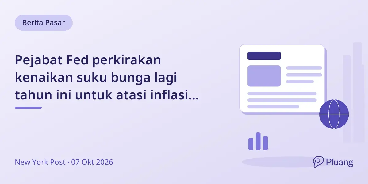 Pejabat Fed perkirakan kenaikan suku bunga lagi tahun ini untuk atasi inflasi yang masih tinggi.