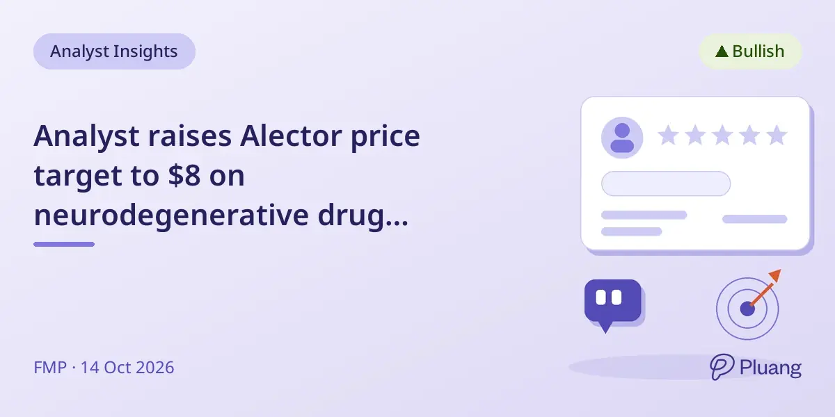 Analyst raises Alector price target to $8 on neurodegenerative drug progress and Genentech deal