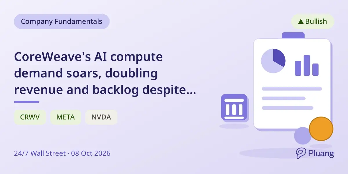 CoreWeave's AI compute demand soars, doubling revenue and backlog despite heavy debt.