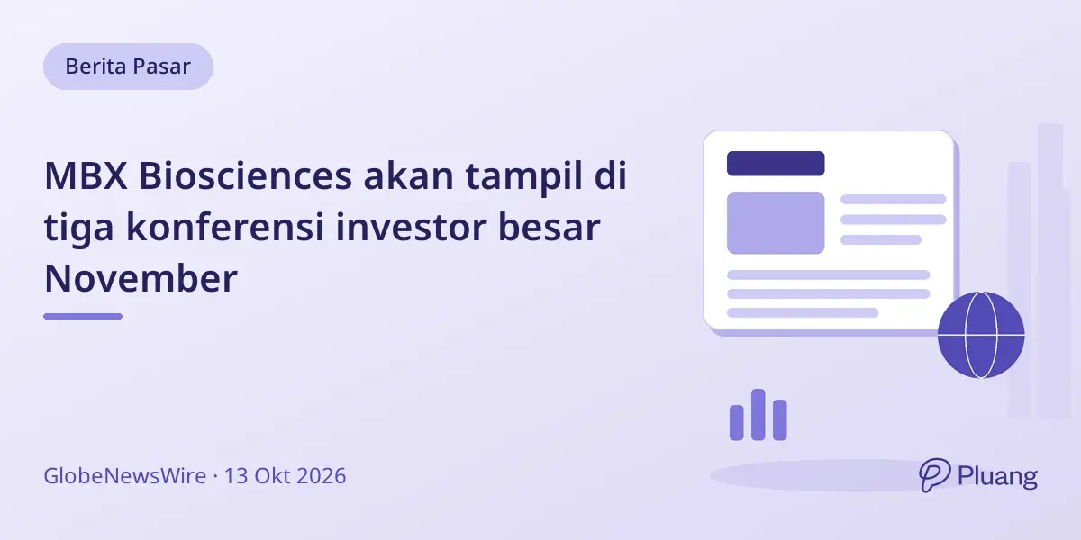 MBX Biosciences akan tampil di tiga konferensi investor besar November