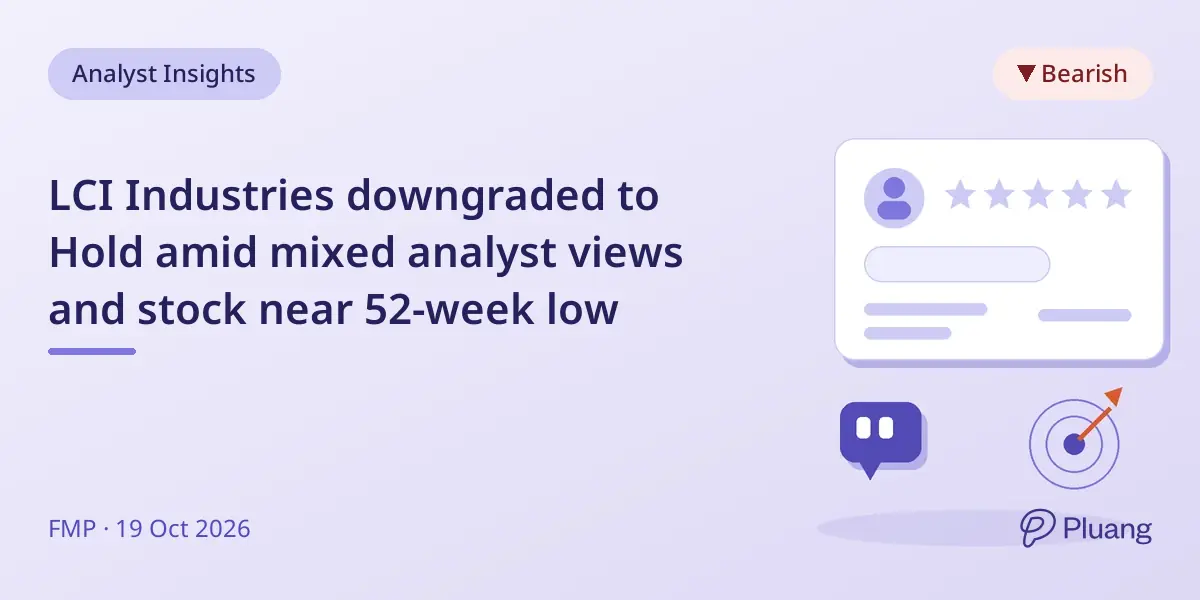 LCI Industries downgraded to Hold amid mixed analyst views and stock near 52-week low