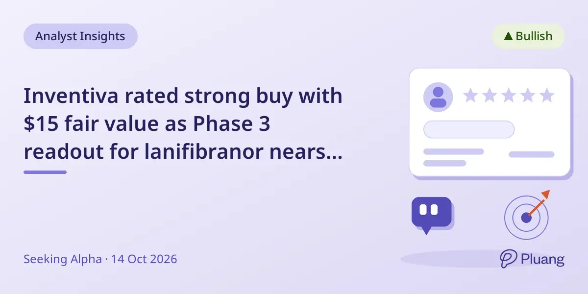 Inventiva rated strong buy with $15 fair value as Phase 3 readout for lanifibranor nears, key for liver disease MASH.