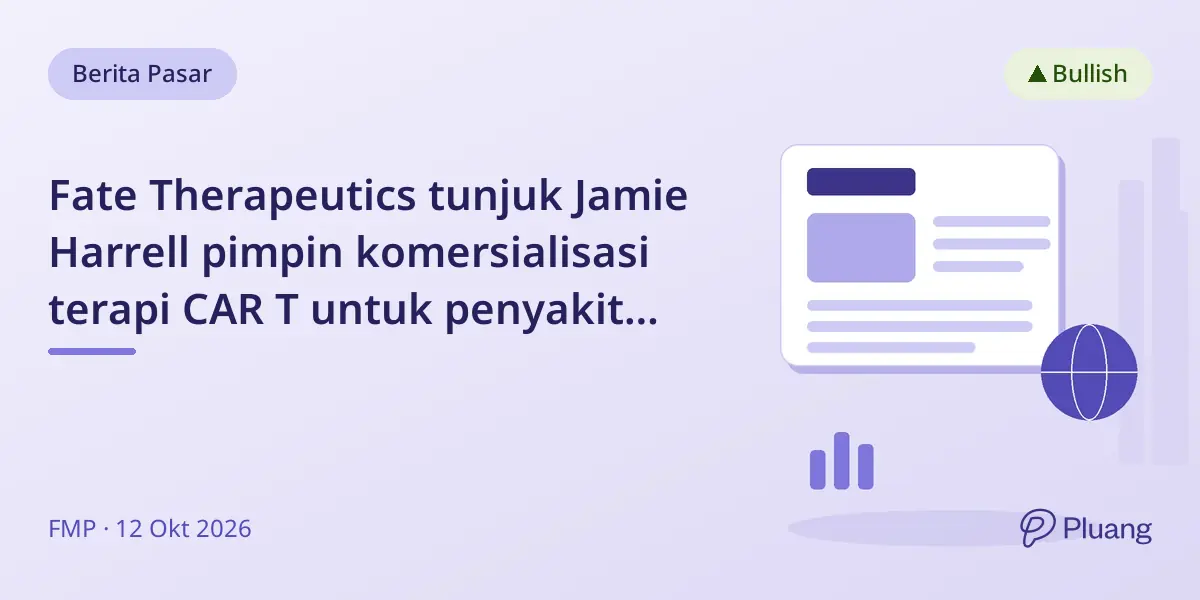 Fate Therapeutics tunjuk Jamie Harrell pimpin komersialisasi terapi CAR T untuk penyakit autoimun.