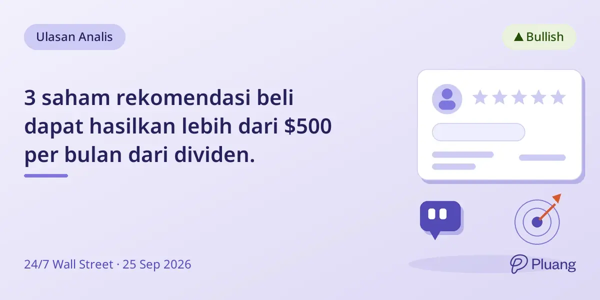 3 saham rekomendasi beli dapat hasilkan lebih dari $500 per bulan dari dividen.