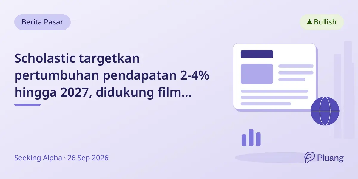 Scholastic targetkan pertumbuhan pendapatan 2-4% hingga 2027, didukung film Hunger Games dan seri Harry Potter.
