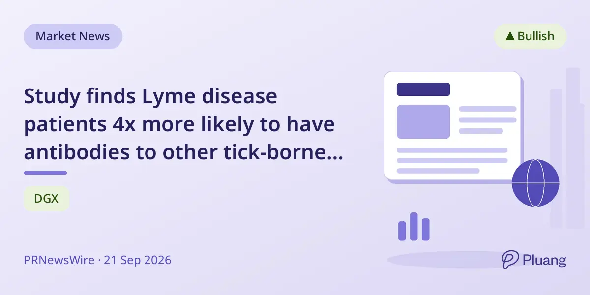 Study finds Lyme disease patients 4x more likely to have antibodies to other tick-borne pathogens.
