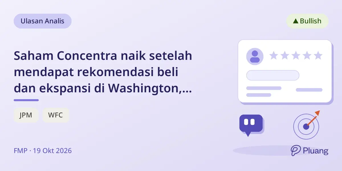 Saham Concentra naik setelah mendapat rekomendasi beli dan ekspansi di Washington, D.C.