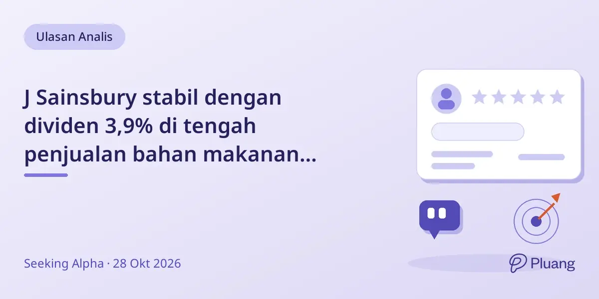 J Sainsbury stabil dengan dividen 3,9% di tengah penjualan bahan makanan yang kuat dan prospek laba naik.