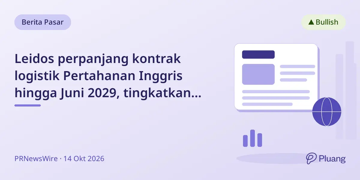 Leidos perpanjang kontrak logistik Pertahanan Inggris hingga Juni 2029, tingkatkan ketahanan rantai pasok.